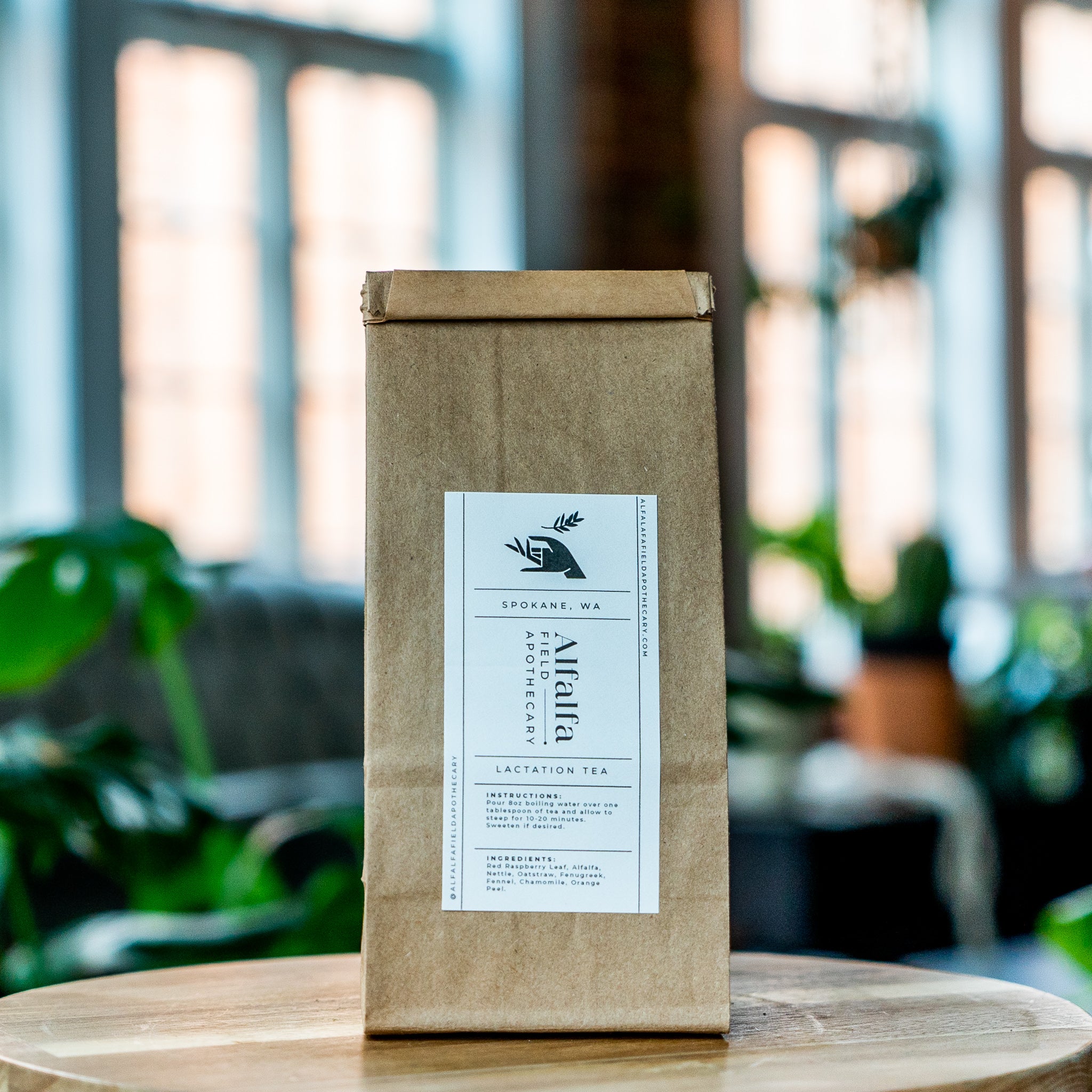 Organic Herbal Lactation Tea Alfalfa Field Apothecary