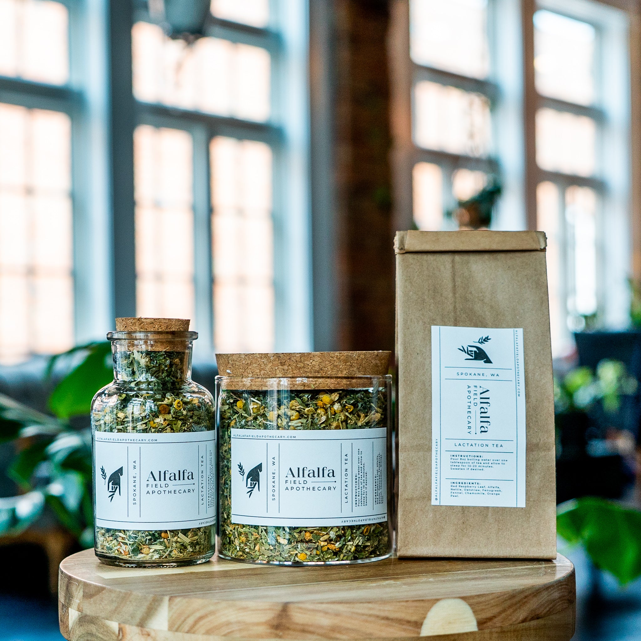 Organic Herbal Lactation Tea Alfalfa Field Apothecary