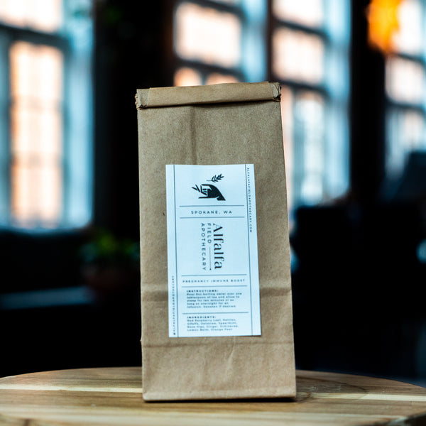 Organic Herbal Immune Boost Tea Alfalfa Field Apothecary